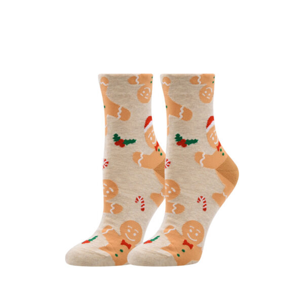 oly-89f71c50ccd16fd782e95cdb7047b139 Wholesale Christmas Reindeer Cartoon Mid Calf Socks Holiday Winter Fashion Socks for Women