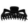 oly-89f7d96111f040a6cc6ded32e6c238f6 Wholesale 14cm Shiny Bright White Plastic Resin Hair Claw Clip Geometric Design for Thick Hair Everyday Styling