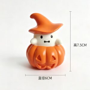 The pumpkin ghost does not glow [orange].