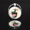 oly-8a0548d2a764e054db90f04e087386da Wholesale Tiger Head Glass Pendant Keychain Metal Key Ring Car Key Accessory Gift Boutique Resale