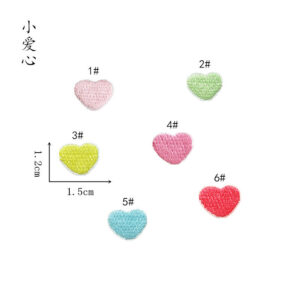 Small love combination cloth stickers (6)