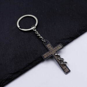 oly-8a1e6f0ad1733fa40afa328bbbd145bb Wholesale Stylish Cross Pendant Keychain Graphite Zinc Alloy Car Key Fashion Accessory OLY Exclusive