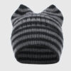 oly-8a238cfec04328d54663c13d7ccf252e Wholesale Trendy Striped Cat Ear Knit Beanie Winter Warm Hat for Women Fashion Accessory Gift