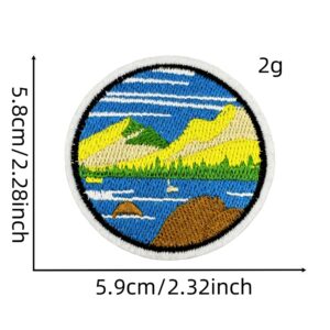 Landscape cloth stickers 2#
