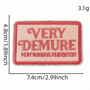 Cartoon English Cloth Patch #12