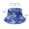 Wholesale Trendy Animal Print Double Sided Bucket Hat for Outdoor Leisure and Sun Protection