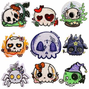 Skull cloth sticker 8 #