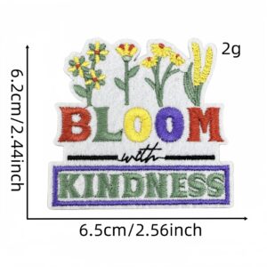Colorful english cloth stickers 28#