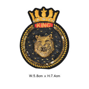 Lion King Crown Badge