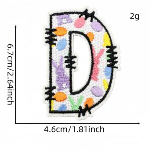 Holiday letter fabric applique d