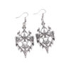 Wholesale Gothic Hollow Castle Earrings Zinc Alloy with Silver Finish Fashion Accessory for Everyday Wear