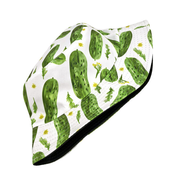Wholesale Fashion Reversible Cucumber Print Bucket Hat Sun Protection Everyday Style