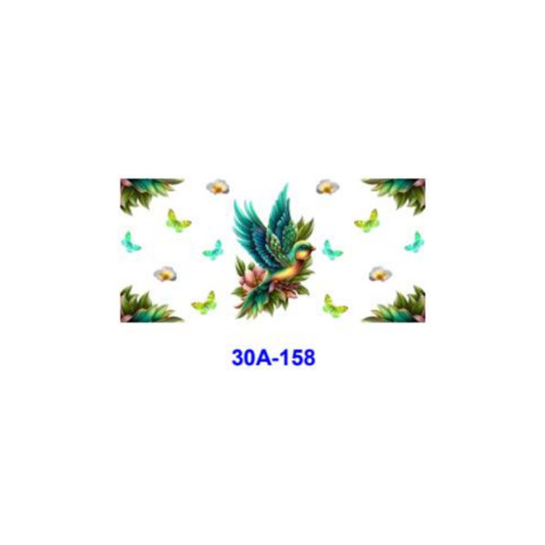 oly-8acd47cbd916f3896e31897e4f12968d Wholesale 5pcs Vibrant Tropical Bird Butterfly 16oz Cup UV DTF Wraps