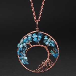 blue crystal chain