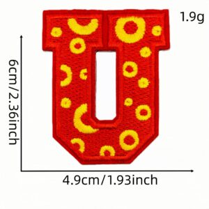 Letter cloth sticker u