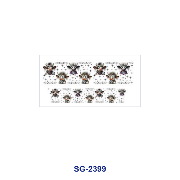 Wholesale 8pcs Mixed Floral Animal Cartoon Ribbon Print 3oz Cup Stickers Wrap OLY Exclusive