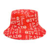 Wholesale Stylish Geometric Pattern Bucket Hat Sun Protection Foldable Outdoor Travel Hat