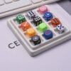 oly-8b26ca4e39c401a76207bdd2e2e5f4cb Wholesale Acrylic Solid Color Dice Beads for Bag Charm Keychain DIY Accessories