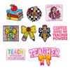 oly-8b2887c6a0f2539e9754dd204fd4e1d3 Wholesale Teacher's Day Iron-On Embroidery Patches Pencil Bow Polyester Jacket Decor Fashion Accessory