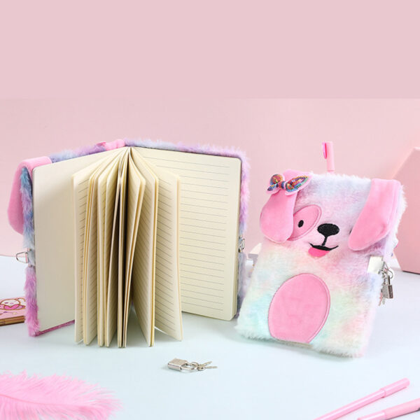 oly-8b3904c2c429d59f4421ab128c3ac043 Wholesale Trendy Plush Lock Notebook for Girls Cute Cartoon Diary with Key Ideal for Kids Prizes and Everyday Use