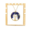 Wholesale Handmade Tree of Life Necklace Gold Tone Natural Crystal Chips Boutique Jewelry Gift