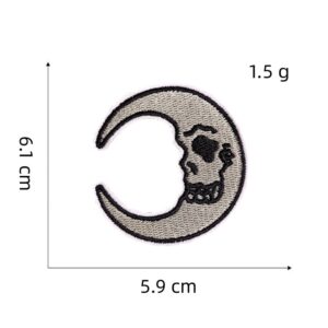 Punk Skull Cloth Sticker 6#