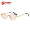 oly-8b6d1de7d6b53757126b4e1058e674ed Wholesale Stylish Retro Round Metal Frame Sunglasses Women UV400 Sun Protection Outdoor Fashion