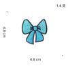Wholesale Chic Bow Embroidery Patches, 20-Pack Cloth Stickers for Clothing DIY Accessory