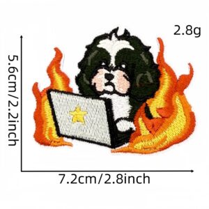 Flame cloth patch 15#
