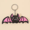 Wholesale Metal Pink Bat Keychain Decorative Gift for Everyday Use
