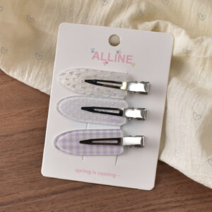 21 # Purple seamless clip-3pcs