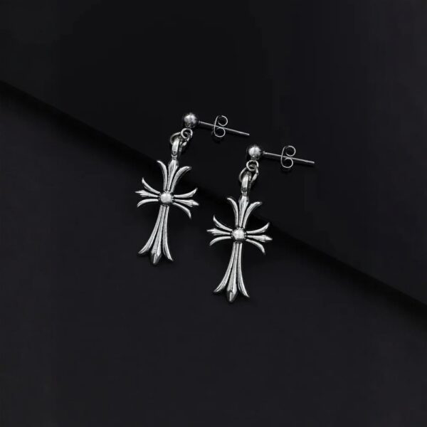 oly-8be40dbebfb1acc34527d9dd4f6bd7a1 Wholesale Cross Earrings Zinc Alloy Gothic Style Fashion Jewelry for Women Boutique Resale Gift