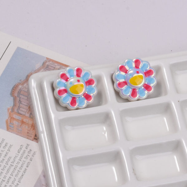 oly-8c001619a38ce7c7bea06ea560d579ab Wholesale Light Luxury Cartoon Acrylic Beads Mixed Color Sunflower for DIY Jewelry and Fashion Accessory