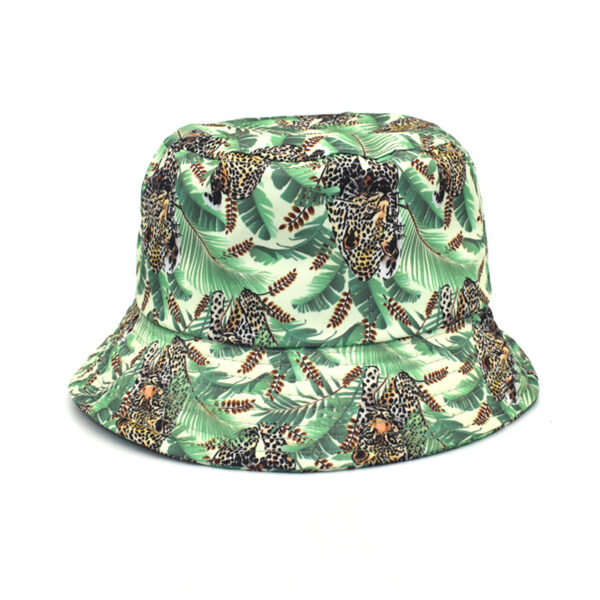 Wholesale Flame Print Fisherman Hat Summer Outdoor Travel Bucket Hat Fashion Accessory