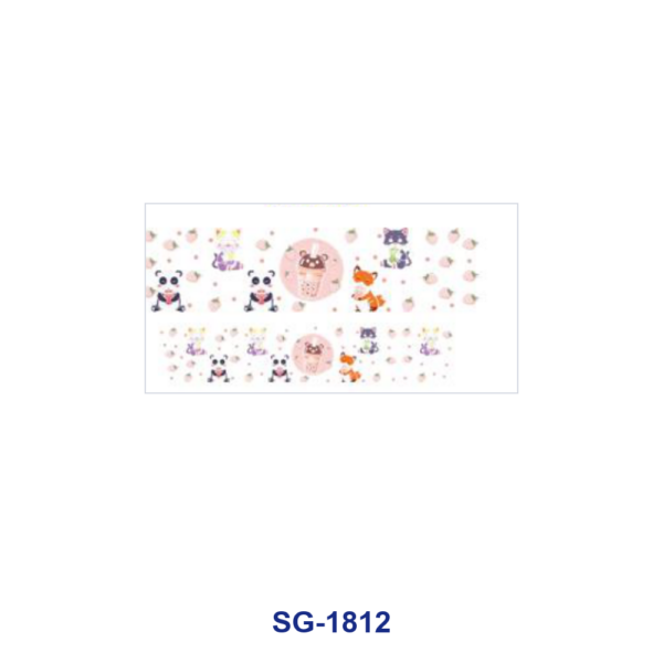 oly-8c1e3fb632b1b569860cfe4d9729a241 Wholesale 8pcs Cowgirl Cute Drink Animal Pattern 3oz Cup Stickers Wrap OLY Exclusive