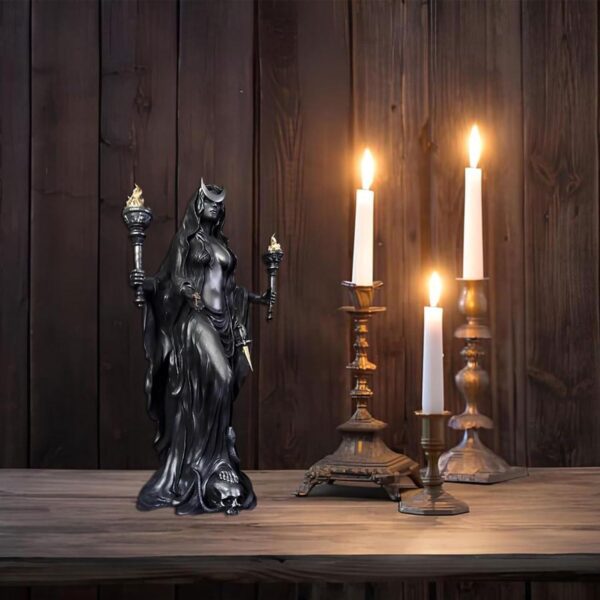 Wholesale Synthetic Resin Witch Figurine Halloween Decor Home Office Gift