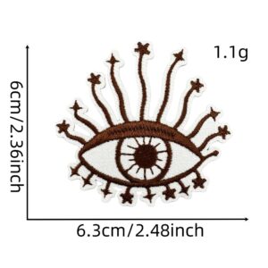 Solid color bohemian cloth patch 6#