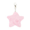 Wholesale Pink Faux Fur Star Keychain Bag Charm Cute Gift for Women Casual Accessory