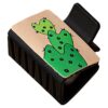 Wholesale Western Cactus PU Leather Acrylic Hair Claw Clip Fashion Hair Accessory for Women Trendy Gift