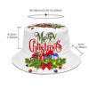 Wholesale Stylish Double Sided Christmas Bucket Hat with Sun Protection Unisex Gift for Resale