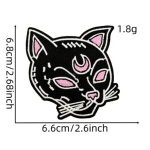 Dark skull series cloth sticker 1#