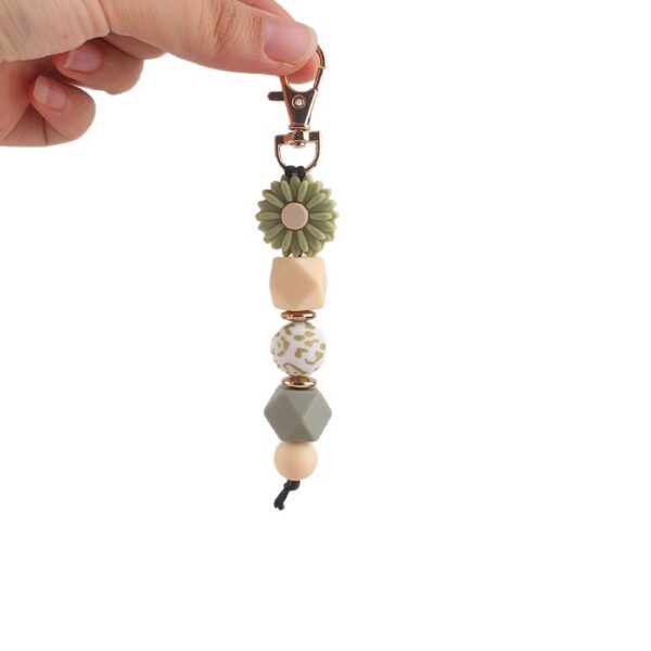 oly-8c8de7e3f7b21fc272312e4e6d004247 Wholesale DIY Silicone Bead Keychain Bag Charm Decorative Accessory for Everyday Use