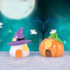 Wholesale Halloween Resin Decorations Cute Pumpkin Ghost Vampire Figurines for Cake Car Home Decor Gift