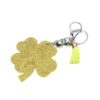 oly-8cb09c7169a862839c110f19987ee57d Wholesale Leather Keychain with Clover Rhinestone Design Trendy Gift for Car or Bag Accessory