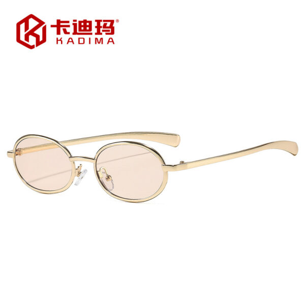 oly-8ccec704fda5c0be4cc3ff95530c22f0 Wholesale Vintage Punk Oval Metal Sunglasses Gold Frame Gray Lens UV400 Trendy Fashion Accessory