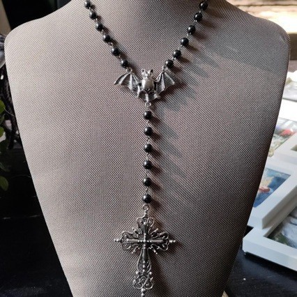 Wholesale Zinc Alloy Cross Pendant Necklace Gothic Y2K Punk Fashion Accessory Boutique Resale Gift