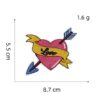 oly-8d164be165570b535d777b5cf2068cc6 Wholesale Cartoon Pink Embroidered Patch Lips Butterfly Iron On Decorative Cloth Sticker for Sweater Gifts