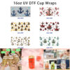 oly-8d2e5e0a464242c707bb5e713698b95a Wholesale 5pcs Retro Nautical Anchor Rose Sunflower Butterfly Bow Seaweed Mixed Decor Prints 16oz Cup UV DTF Wraps