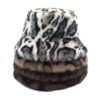 Wholesale Chic Leopard Plush Bucket Hat for Women Winter Sun Protection Boutique