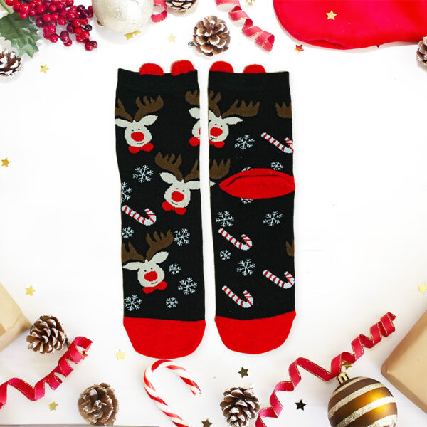 oly-8d3f722fb0e88e99bf7e27a7bc49c14a Wholesale Cute Cartoon Christmas Mid Calf Socks for Women Festive Party Everyday Wear
